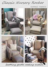 Click to enlarge Classic Nursery Rocker