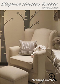Click to enlarge Elegance Nursery Rocker