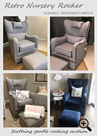 Click to enlarge Retro Nursery Rocker